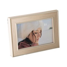 하이어리 심플 모던 탁상용 액자, 우드