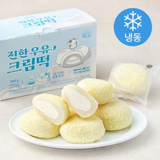 쪄옴 진한 우유 크림떡 (냉동), 50g, 1개, 6개입