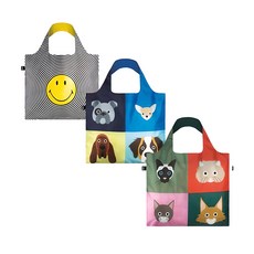 洛基 卡通環保袋3件組