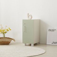 포메리트 모던에디션 하부 모듈락커장 열쇠형 655, 미스트그린, 1단