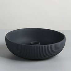 JHCompany 現代碗型燭台 L, 黑色