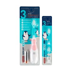 oradense M.O 兒童電動牙刷 3階段 粉紅色 + 補充刷頭, 單一商品, 1個