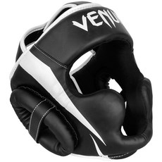 VENUM 菁英拳擊頭盔, 黑色 + 白色