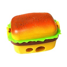 cleanis 漢堡形狀迷你削筆器, 單一顏色, 1個