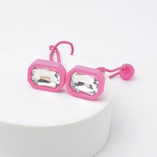 메르시밴드 여아용 사각보석 헤어끈 2p