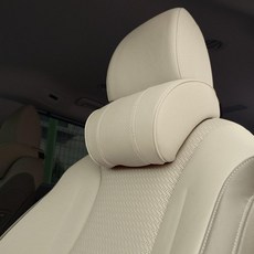 Benauto Barrier 車用記憶棉頸枕, 棉米色, 2個