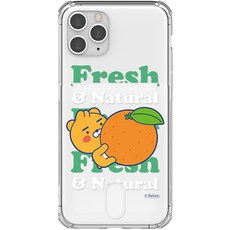 카카오프렌즈 프루티 투명 방탄 카드 휴대폰 케이스