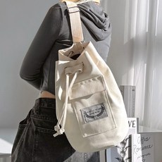 FROMHEAVEN Modei 休閒水桶斜背包 H881, 象牙白