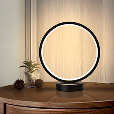 LENA ENERGY LED 圓環造型室內情境燈, 黑色