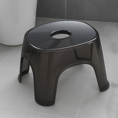 위더스욕실용품 바스 다용도 미끄럼방지 욕실 의자, 블랙