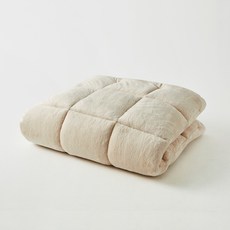 HANSSEM 舒適超細纖維床墊, 米色