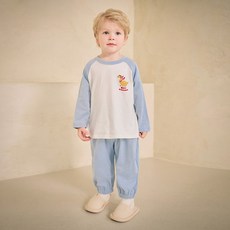 mollimelli 兒童恐龍飛行員居家服上下套裝