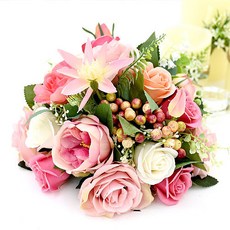 Garden in the City 和諧可愛花球正交花小, 粉色的