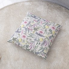 坐墊套 花朵, 淺褐色的