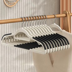 FRANOND 防肩角防滑可旋轉衣架, 黑色, 20個