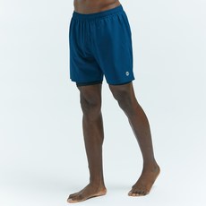 LAZYBEE 男士輕量二合一分層衝浪短褲