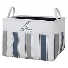 I Love Home 可折疊物品收納籃 S, 帆船, 1個