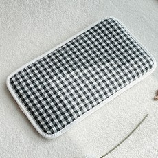 Ma lolotte 嬰兒印花涼感枕, 黑色格紋款