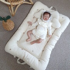 100支絎縫攜帶式折疊床, 單色