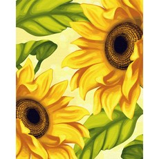 플레이어바웃 유화 피포페인팅 DIY 명화 그리기 40 x 50 cm 태양의 꽃, 혼합색상, 1개