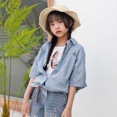 jkids 女童透氣佩特亞麻襯衫 J7451