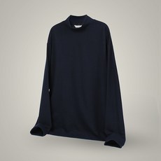 플레이즈 남성용 반목 터틀넥 베이직 목폴라 티셔츠