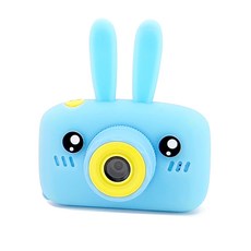 아이쁘다 퍼니샷 2000만 화소 어린이 카메라 블루 + 목걸이 스트랩 + 마이크로 5핀 USB 케이블 + 멋내기 스티커 랜덤발송 세트, LJ001