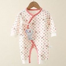 BEBENIZ 嬰兒圓點文字印花連身衣