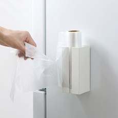 廚房磁力置物架, 白色的, 1個