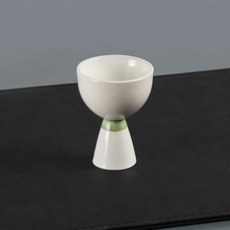 Dalsogeum 韓國製陶瓷迷你手柄長鼓酒杯 Ring Green, 單品, 1個