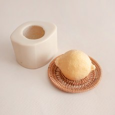 AngleThing 石膏空氣清新劑製作矽膠模具豐滿水平檸檬2p, 單色