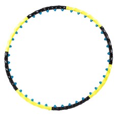 雕塑呼拉圈 JS-6001, 黑色 黃色