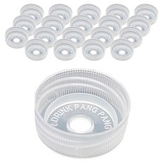 瓶裝水吸管蓋, 20個, 透明