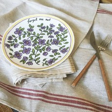 Twig Newyork 勿忘我盤子, 1個, 混色