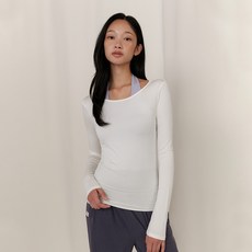 FRONT2LINE 女款 Banda 柔軟後垂罩衫T恤