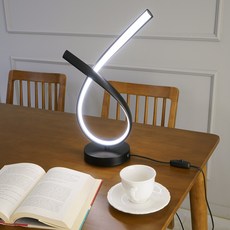 Wonha Alpha LED 10W 室內裝潢檯燈, 黑色