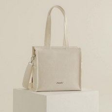 모슈 캔버스 쿨러백, IVORY, 1개