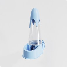 랜보어 앵무새 마운틴 반자동 급수기 FREE, 블루, 1개