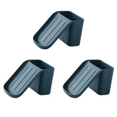 마켓A 욕실 부착형 다기능 보관홀더 블루, 3개