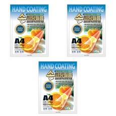 동기오피스 손코팅지 100MIC, A4, 300개