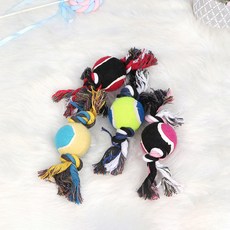 PASTEL PET 網球球兩結玩具 23cm, 隨機發貨, 4個