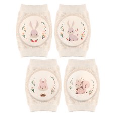 Yomilock 小動物護膝組, 兔子款+松鼠款, 2組