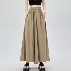 루나걸 여성용 캔디오 밴딩 쿨 와이드 팬츠 L24SMP041951