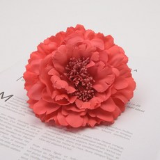 커튼묶기 장미 꽃 커텐집게 12.5cm, 플라워2 레드, 2개