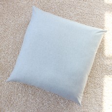 方形坐墊, 白色 藍色