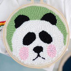 戳戳針刺繡套組, 1套, 熊貓