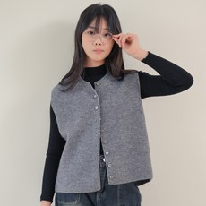 CocoDream 兒童款九釦圓領針織背心 PP5009