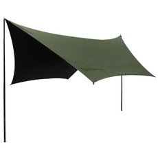 HIGHGROUNDZ EFFECTIVE 黑膠塗層天幕, 卡其色