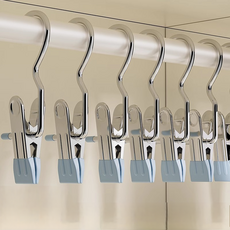 日常亮點 防滑簡約褲夾, 藍色, 20個