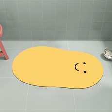 DM 圓形微笑地墊, 混色, 1個